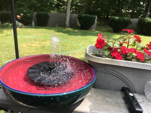 Smartgarden - Solar Powered Bird Bath Fountain Kit photo review