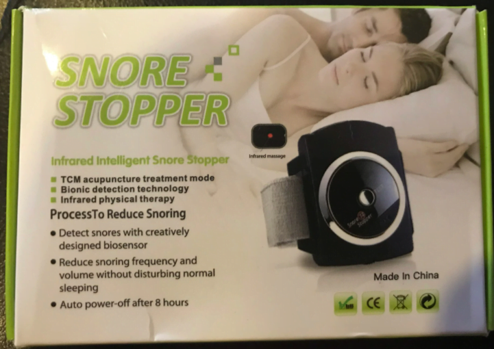 Electronic Snore Stopper Biosensor Anti Snore Wristband photo review