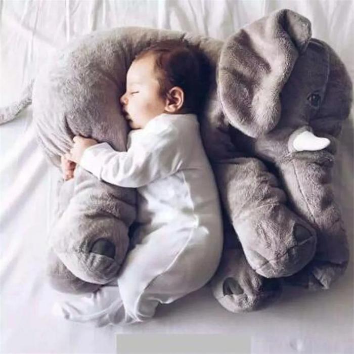 Soft Elephant Plush Pillow Toy for Kids Room