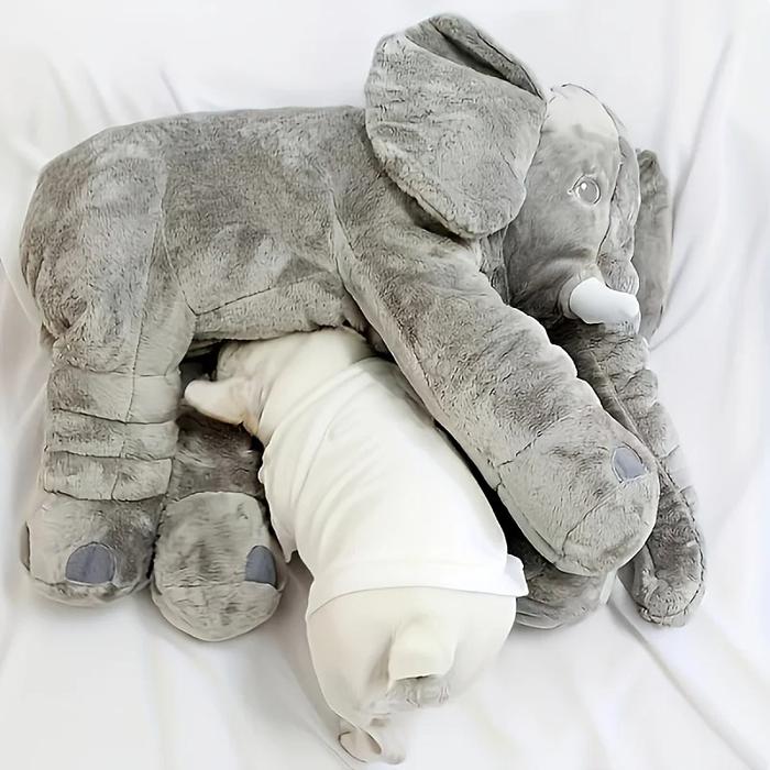 Soft Elephant Plush Pillowcase for Kids Room Decor