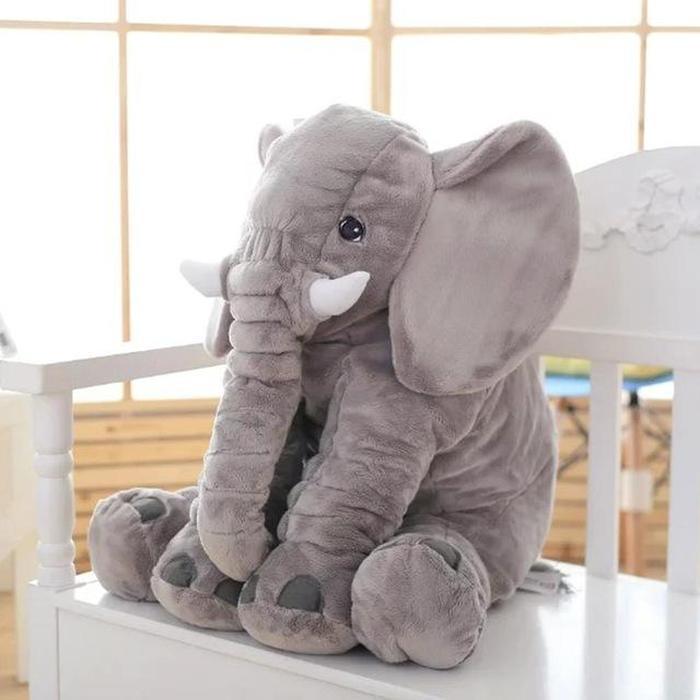 Soft Elephant Plush Pillowcase for Kids Room Decor