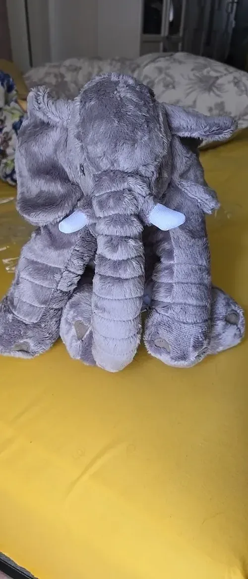 Soft Elephant Plush Pillowcase for Kids Room Decor photo review