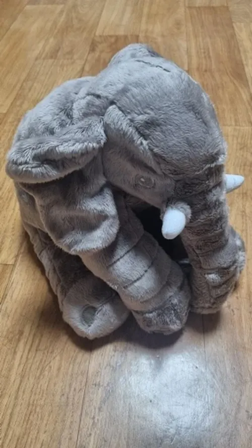 Soft Elephant Plush Pillowcase for Kids Room Decor photo review