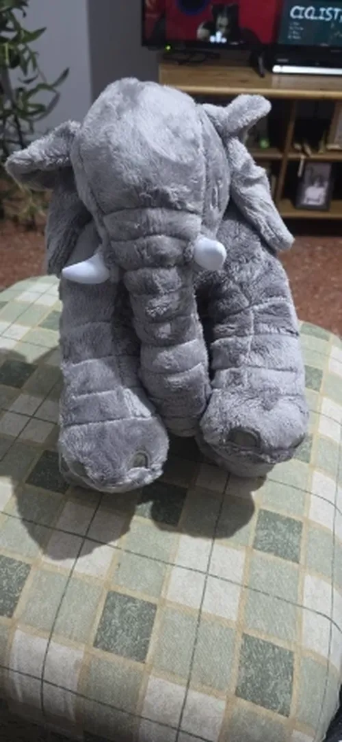 Soft Elephant Plush Pillowcase for Kids Room Decor photo review