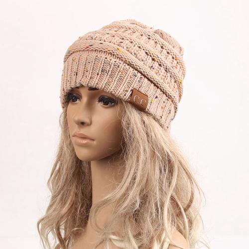 Soft Knit Beanie That's Perfect For Ponytails & Buns