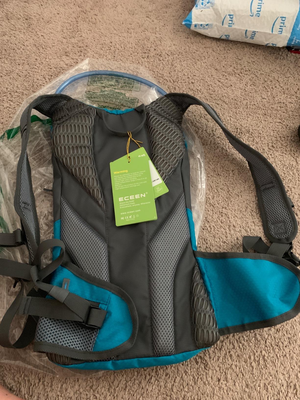 Solar Charger & Hydration Backpack, Lightweight Skin Sports Backpack photo review