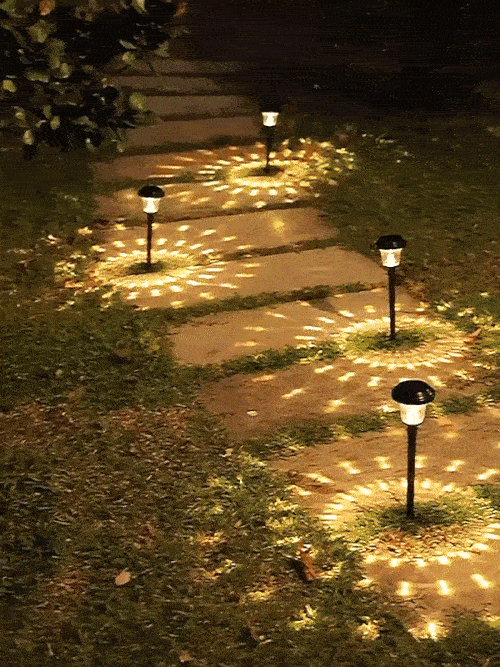 Solar Powered Outdoor Garden Lights for Yard, Lawn, Patio, and Christmas Decorations