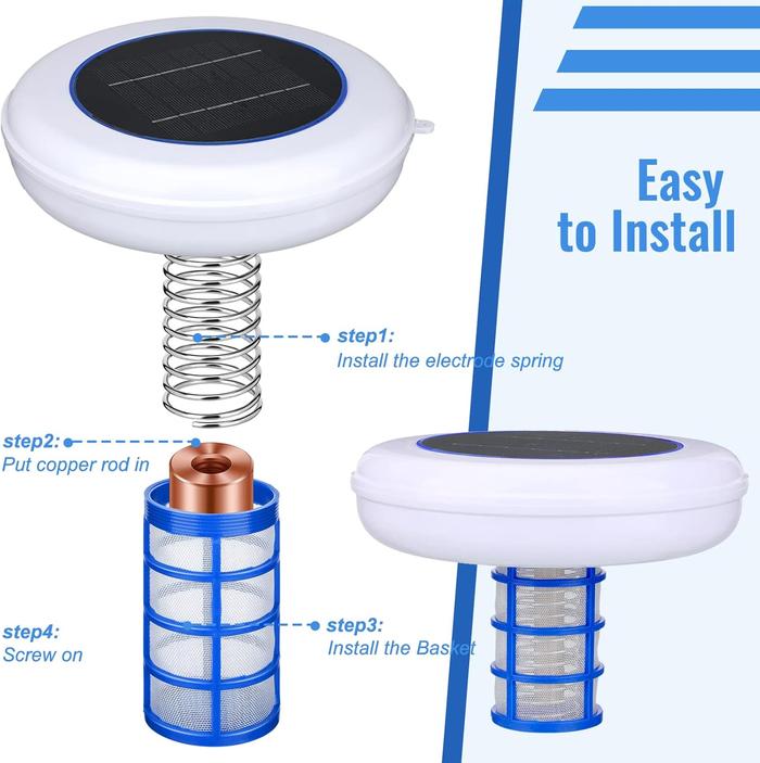 Solar Pool Ionizer for Outdoor Pools
