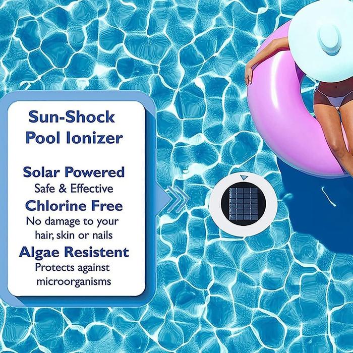 Solar Pool Ionizer for Outdoor Pools