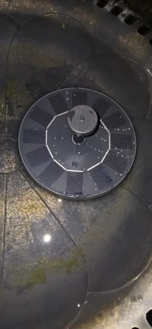 Solar Powered Fountain Pump with Nozzles for Garden & Ponds photo review