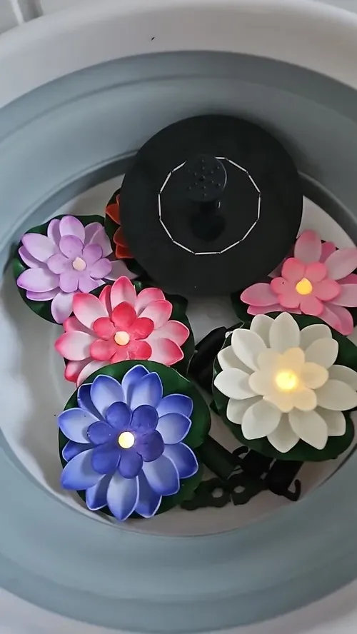 Solar Powered Fountain Pump with Nozzles for Garden & Ponds photo review