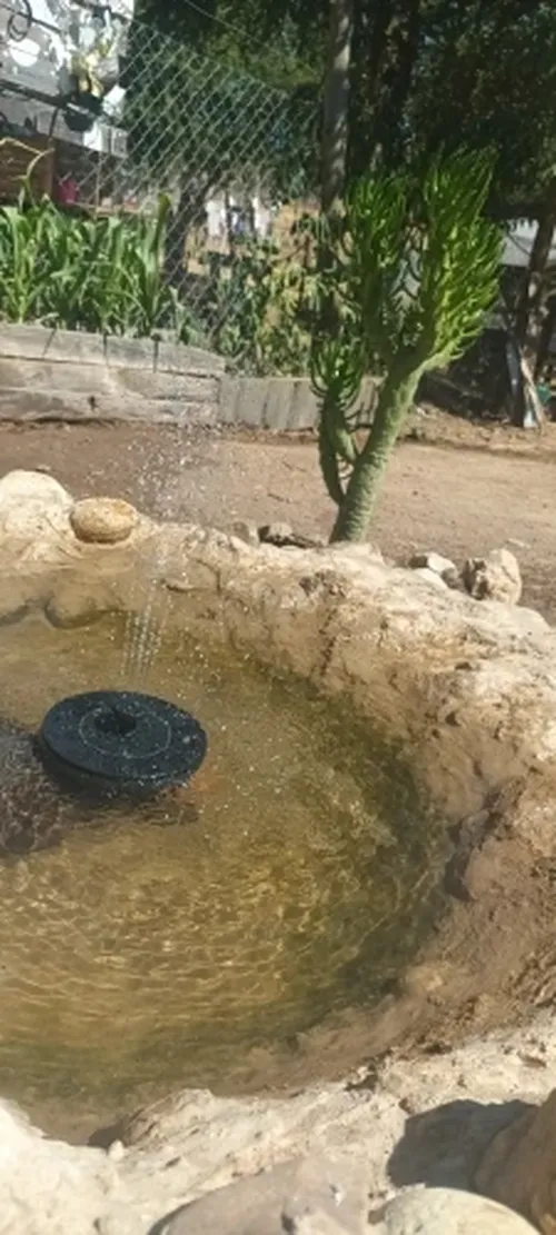 Solar Powered Fountain Pump with Nozzles for Garden & Ponds photo review