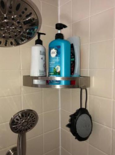 Stainless Steel Corner Shower Shelf photo review