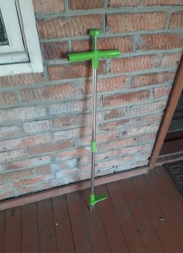 Standing Weed Puller Root Removal Tool photo review