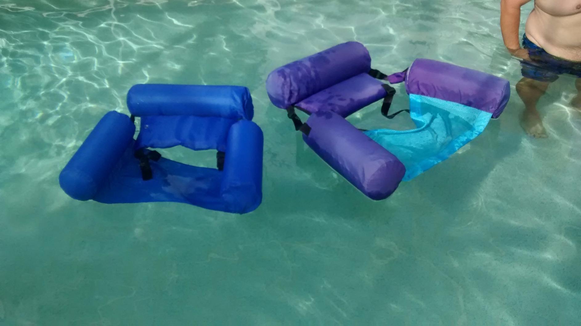 Swimming Pool Foldable Inflatable Floating Chair photo review