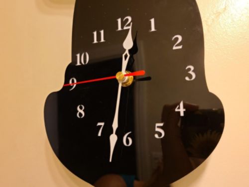 Swinging Tail Pet Wall Clock, Tail Moving Cat Wall Clock photo review