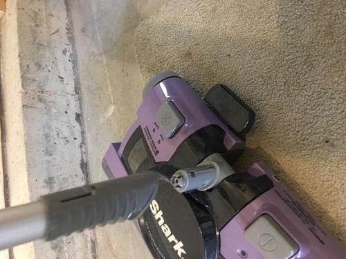 Swivel Sweeper Lightweight, Purple Household Vacuum Cleaner Hand Push Sweeper photo review