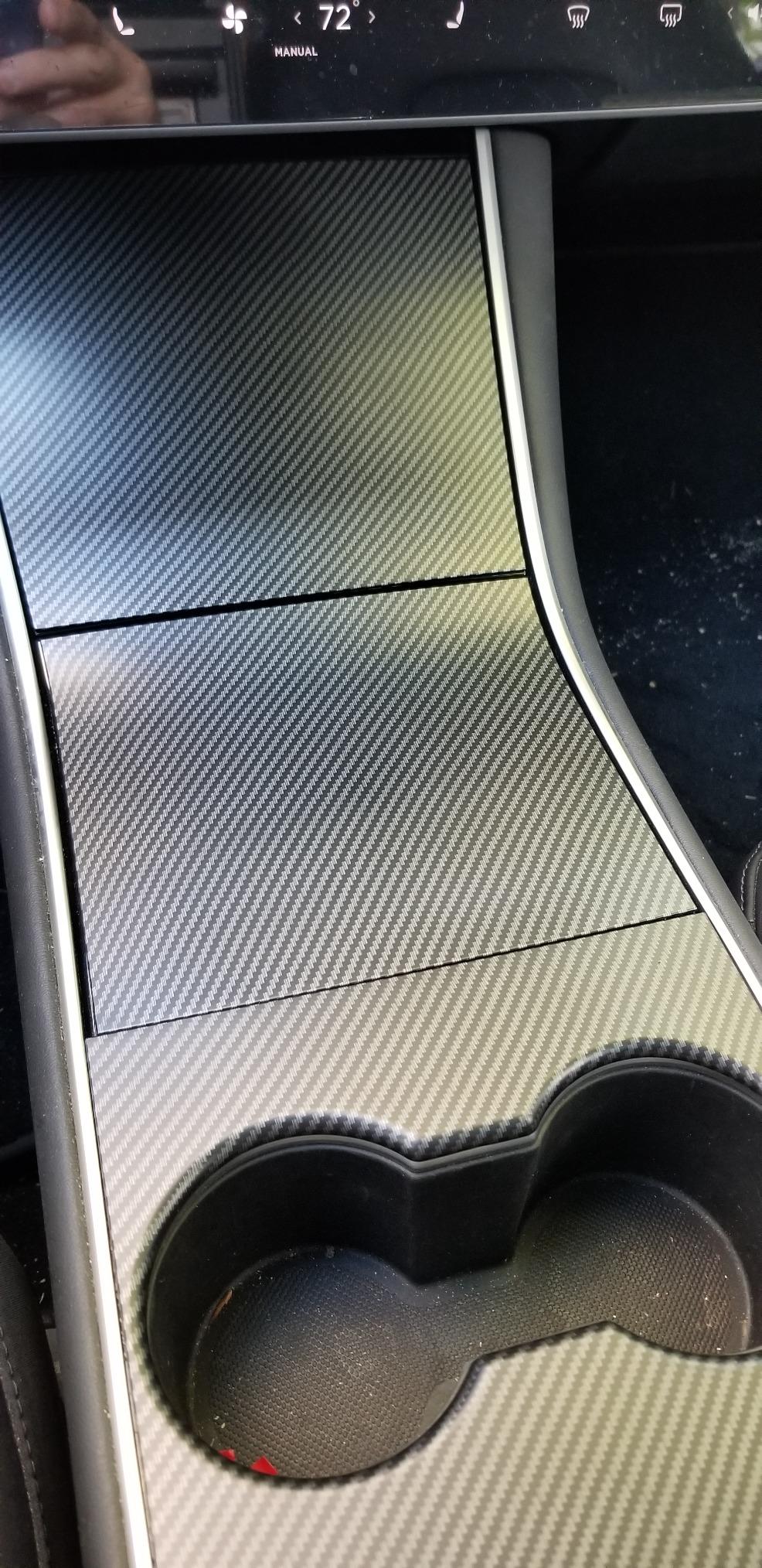 Tesla Model 3 Model Y Center Console Wrap Decoration photo review