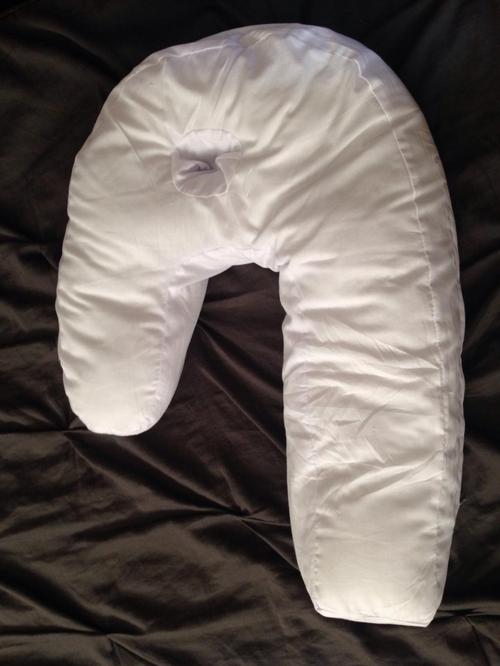 U-Shaped Side Sleeper Pillow with Neck and Spine Support photo review