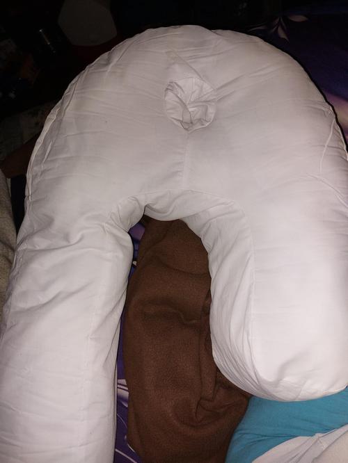 U-Shaped Side Sleeper Pillow with Neck and Spine Support photo review