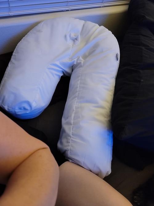 U-Shaped Side Sleeper Pillow with Neck and Spine Support photo review