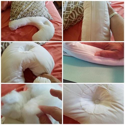 U-Shaped Side Sleeper Pillow with Neck and Spine Support photo review