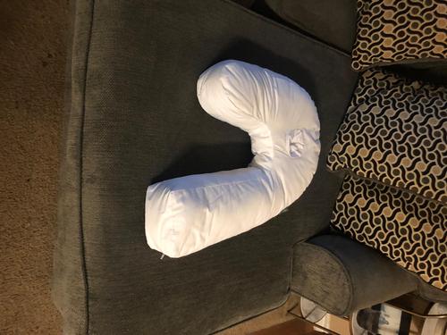 U-Shaped Side Sleeper Pillow with Neck and Spine Support photo review
