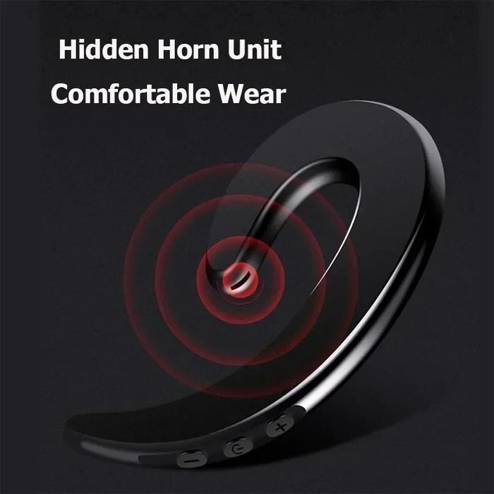 Wireless Bone Conduction Bluetooth Earhook with Mic &amp; Noise Cancelling