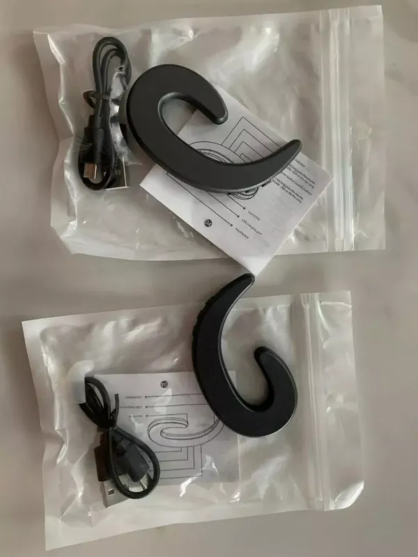 Wireless Bone Conduction Bluetooth Earhook with Mic & Noise Cancelling photo review