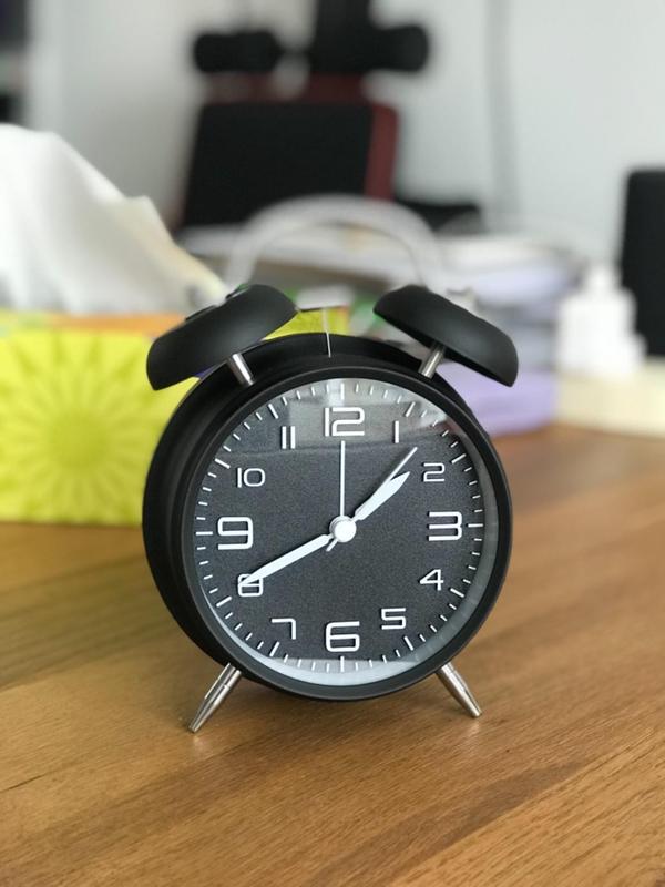 Twin Bell Metal Alarm Clock, Loud, 3D Dial photo review