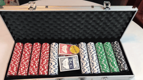 Ultimate Custom Poker Chips Set, Aluminum Box Chip Set Entertainment
