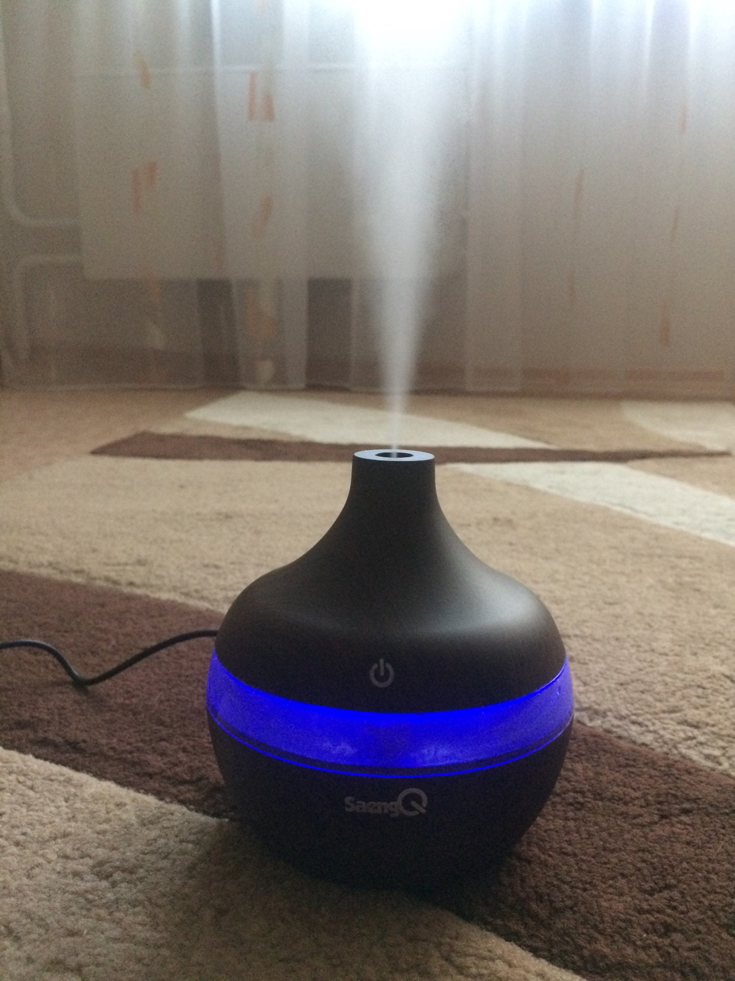 Wood Grain Aromatherapy USB Humidifier Drops Water Air Purification photo review