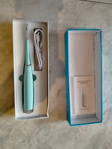 Ultrasonic Tooth Cleaner, Waterproof Electric Toothbrush Care Tool photo review