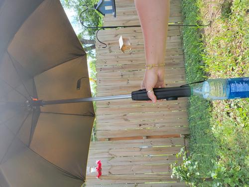Umbrella with Fan and Spray Long-Handle Summer Umbrella photo review
