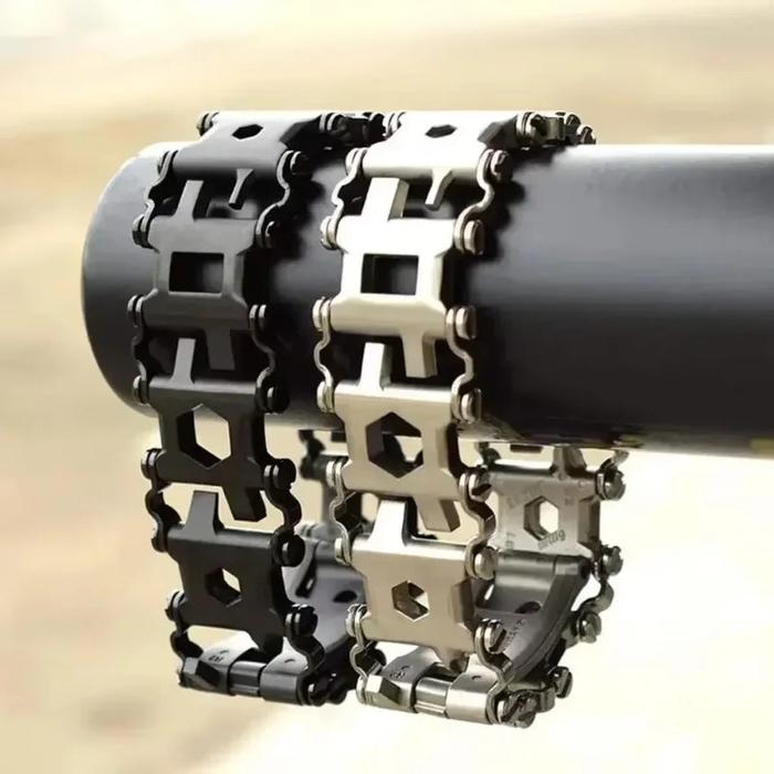 Unisex Stainless Steel 29-in-1 Multifunctional Tool Bracelet