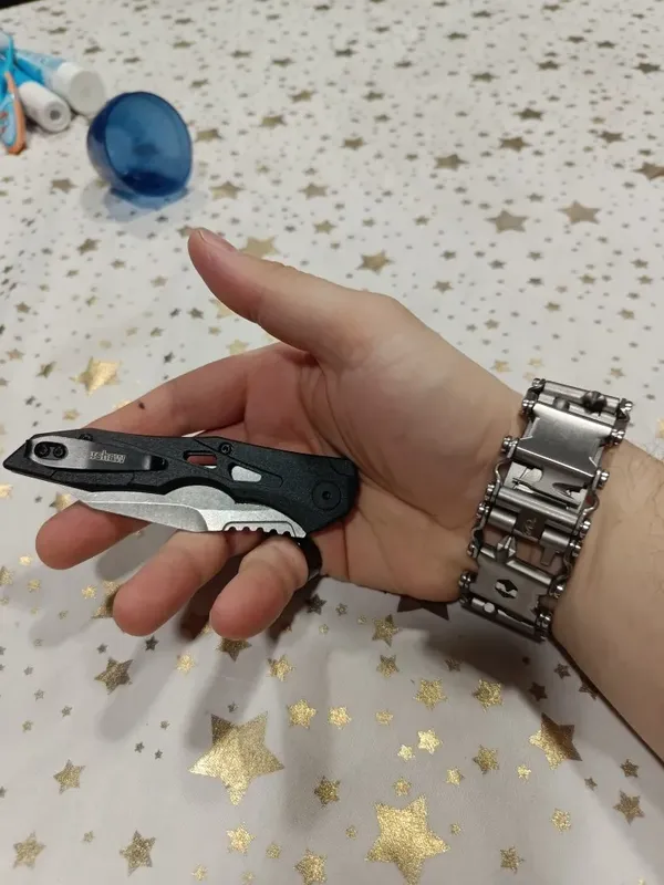Unisex Stainless Steel 29-in-1 Multifunctional Tool Bracelet photo review