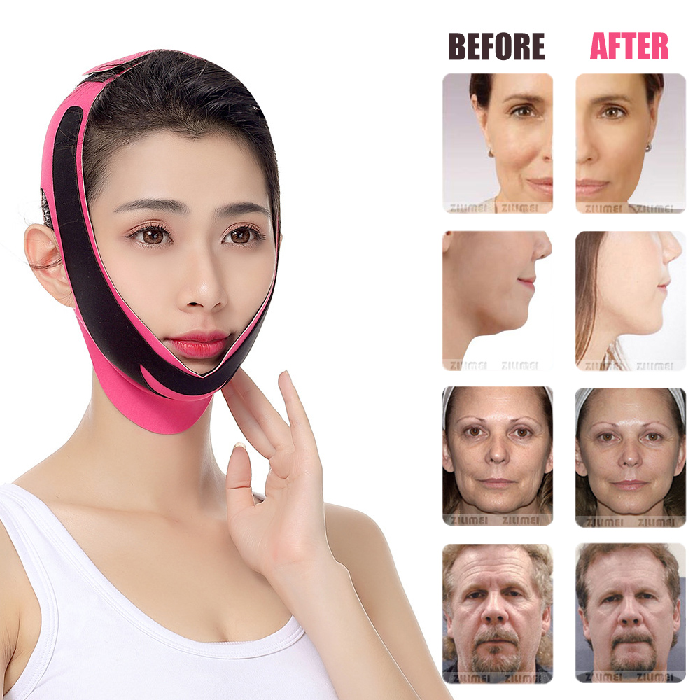 Upgrade Physical Face Slimming Facial Lifting Belt Air Compression Chin Slim  Strap Lift V Face Slimming Belt Face Cheek Shaper - AliExpress