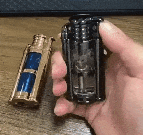 Vintage Antique Lighters, Retro Kerosene Lighter with Visible Tank