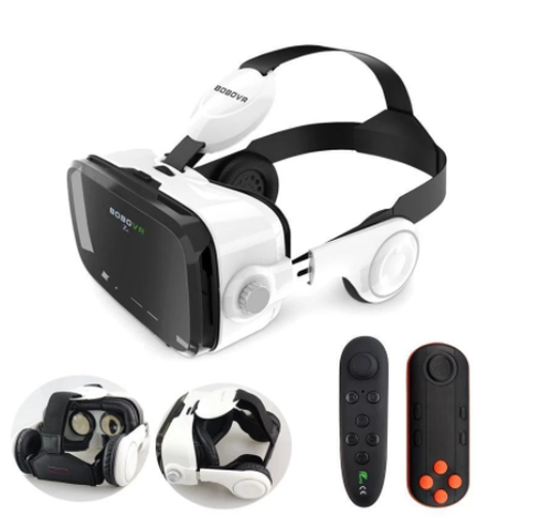 Vr Kit Virtual Reality Glasses With Stereo Headset For Mobile Phones