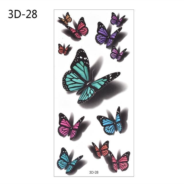 Waterproof Temporary 3d Tattoo Stickers – Katy Craft