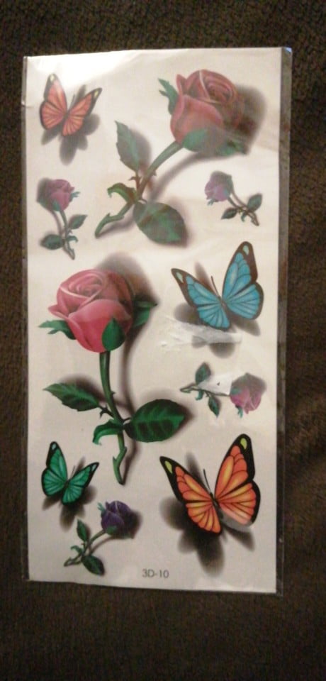 Waterproof Temporary 3d Tattoo Stickers photo review