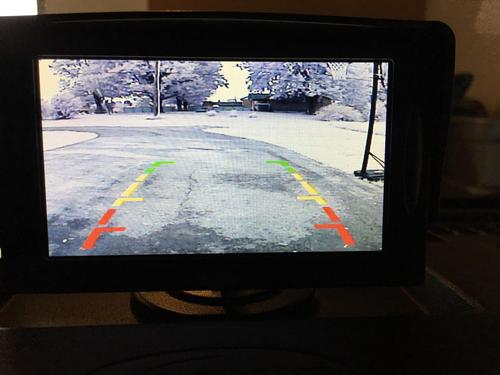 Wireless Backup Camera Car Rear View 5  Monitor Night Vision photo review