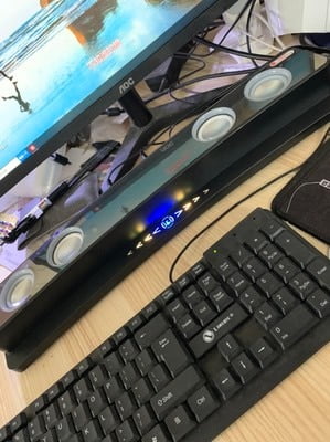 Wireless Gaming Soundbar Audio Bluetooth Speaker Multimedia photo review