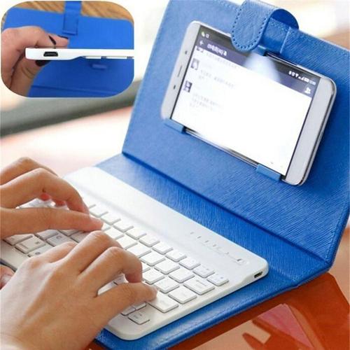 Wireless Portable Phone Keyboard, Wireless Keyboard Case Protective Cover