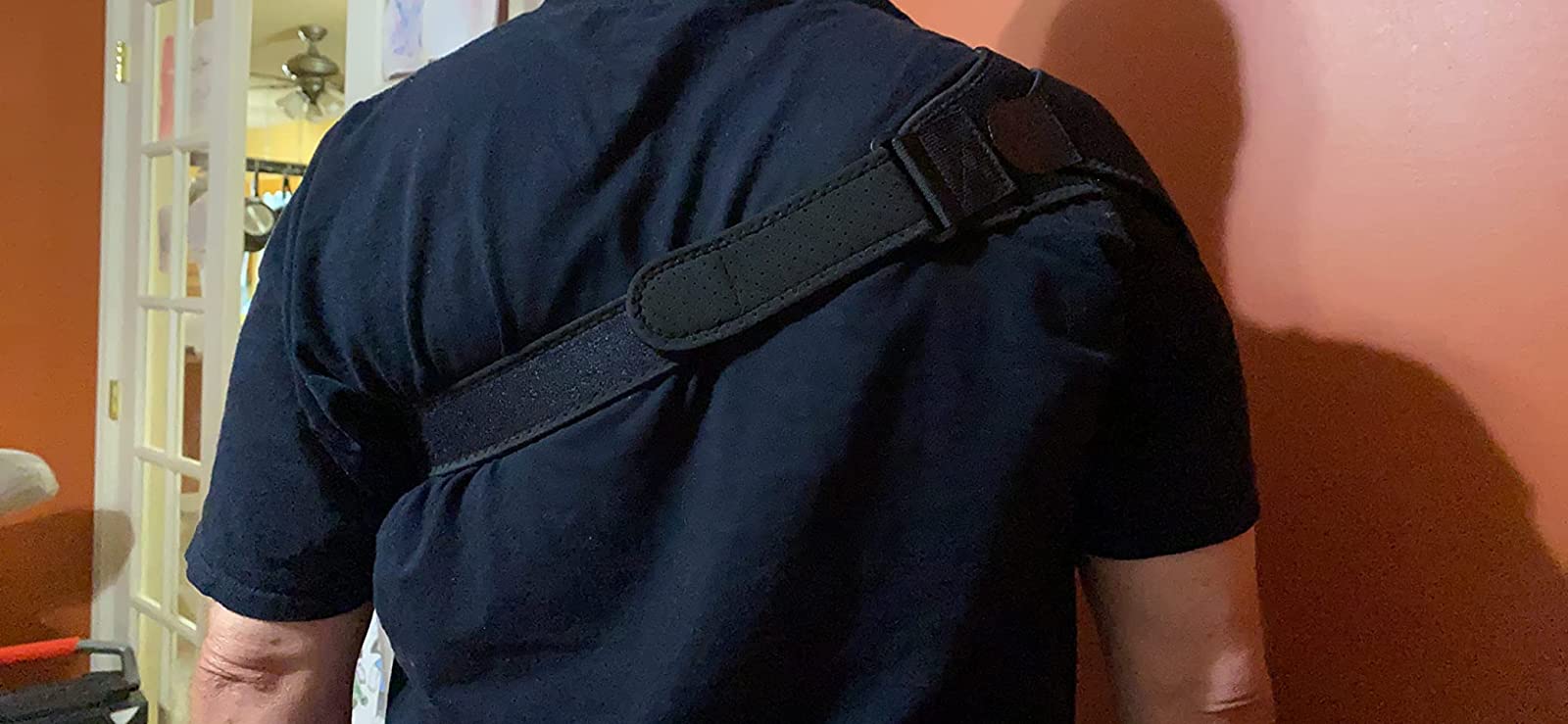 Shoulder brace compression sleeve support strap photo review