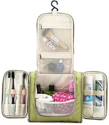 WANQLYN Makeup Bag Travel Toiletry Kit Travel Toiletry Kit Green - Price in India | Flipkart.com