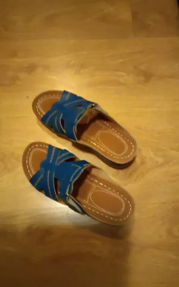 Women’s Retro Open Toe Wedge Sandals with Thick Sole photo review