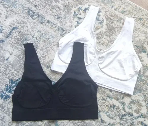 Women's Wireless Cotton Bralette with Non-Padded Plus Size Fit photo review