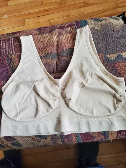 Women's Wireless Cotton Bralette with Non-Padded Plus Size Fit photo review