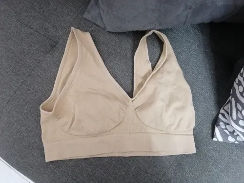 Women's Wireless Cotton Bralette with Non-Padded Plus Size Fit photo review